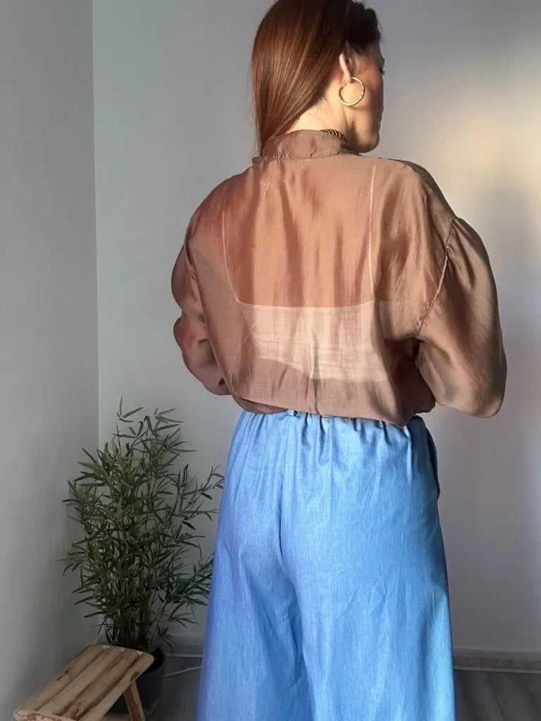 Bomber gasa marrón