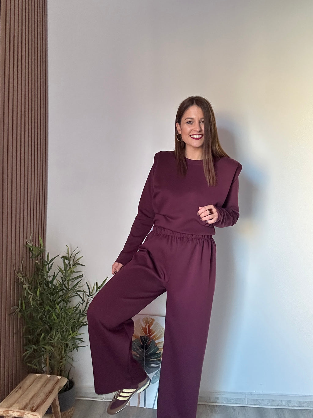 Conjunto hombreras vino