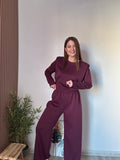 Conjunto hombreras vino