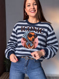 Sudadera iconic azul
