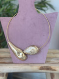 collar choker piedra
