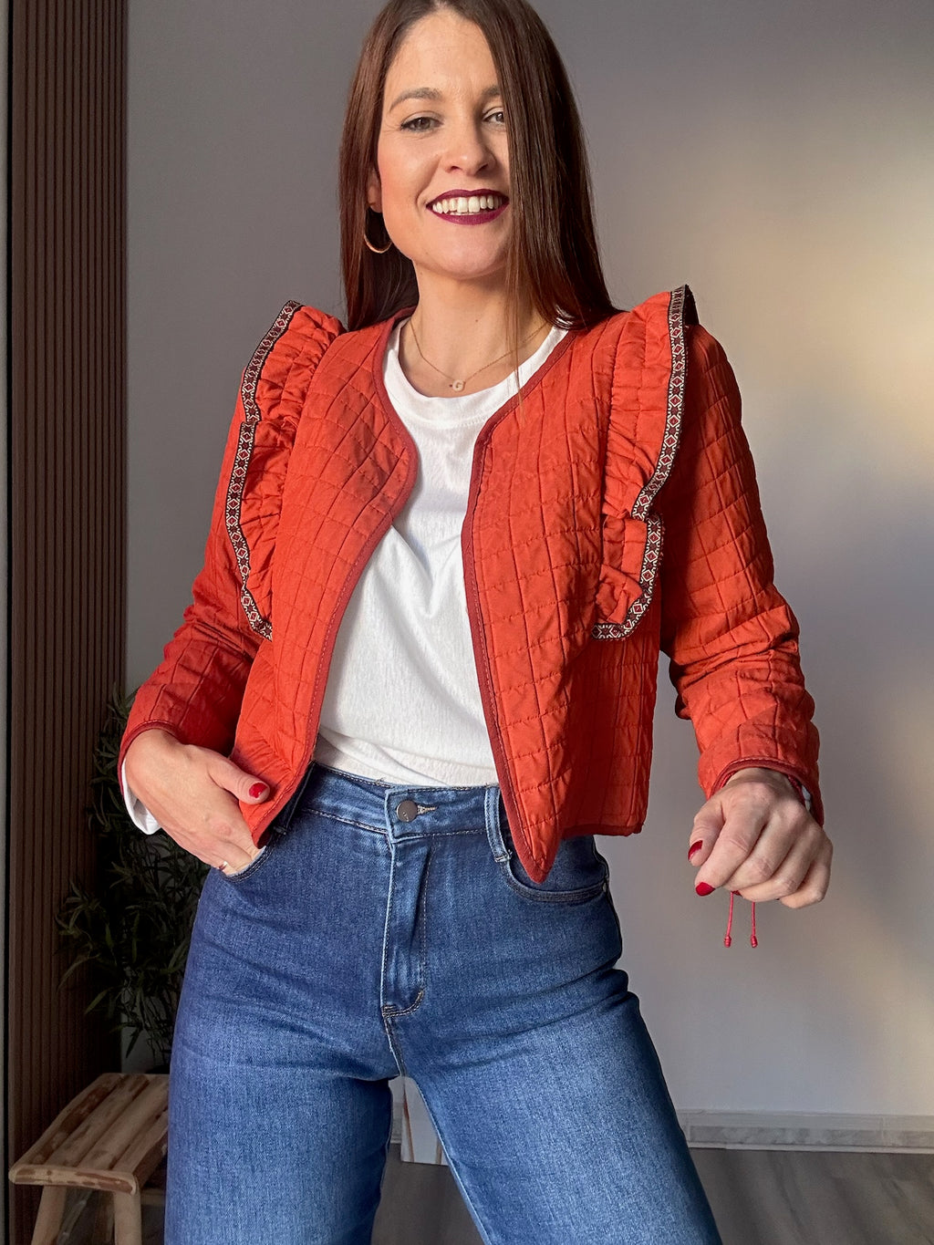 Chaqueta acolchada caldera