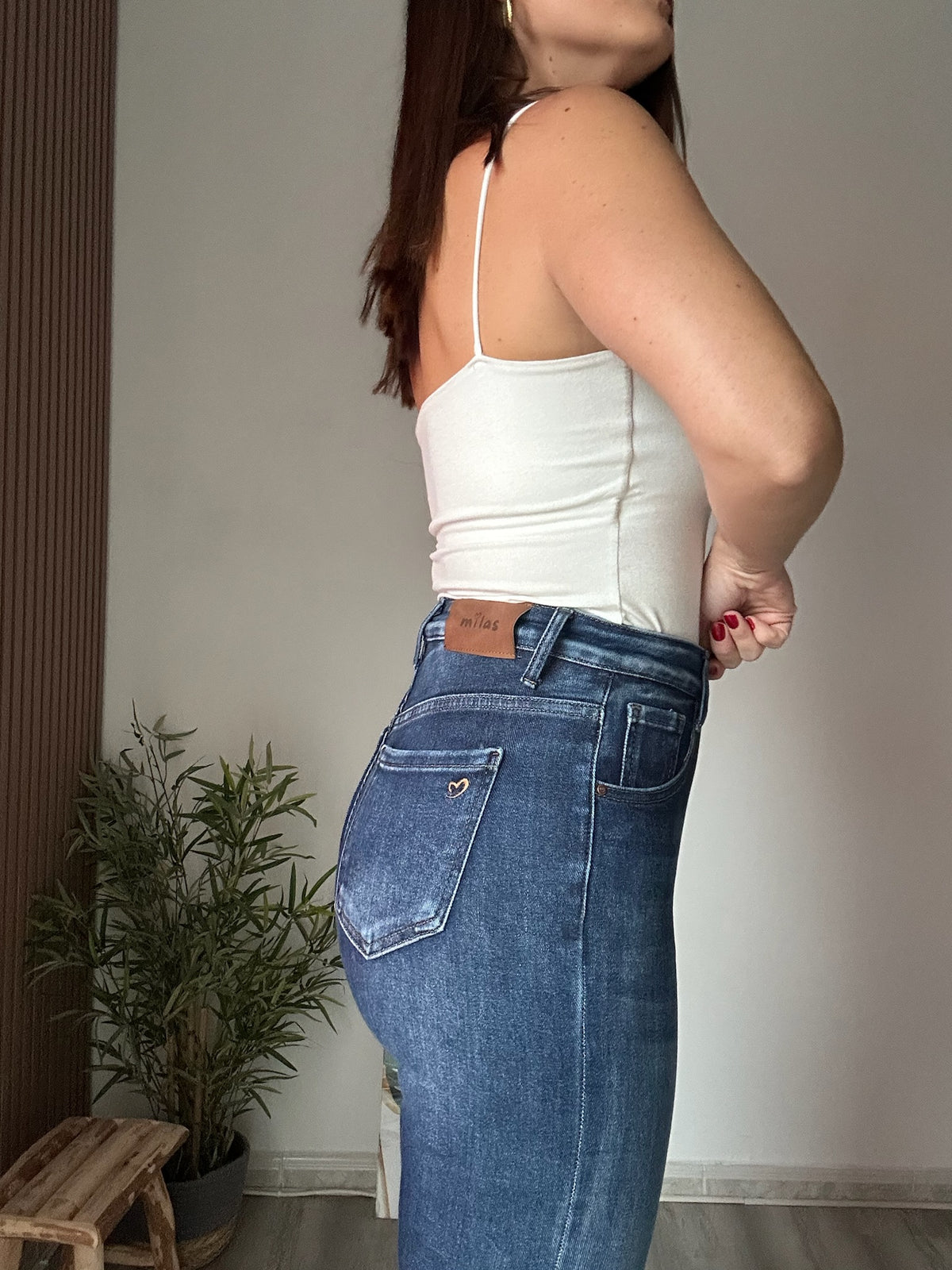 Vaquero skinny faja reductor