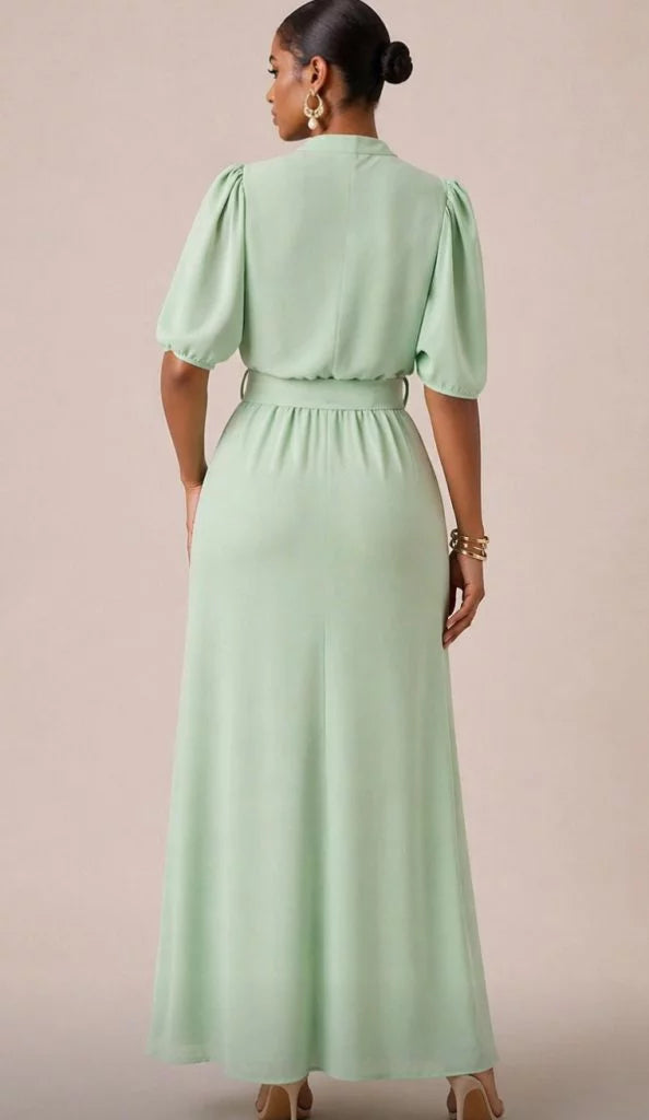 Vestido agua marina