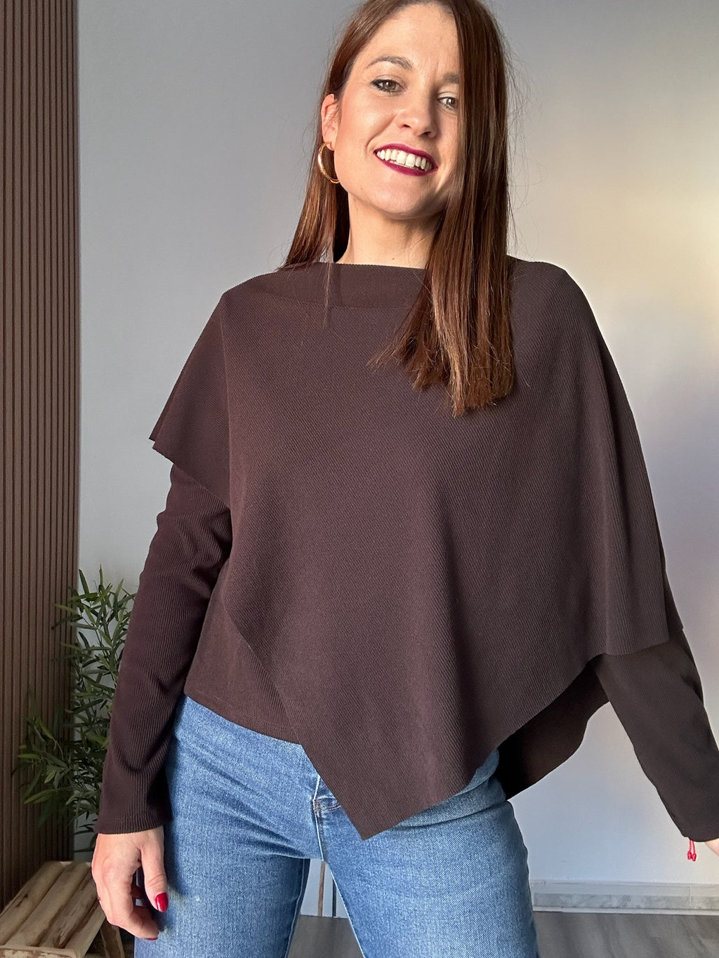 Jersey capa marrón