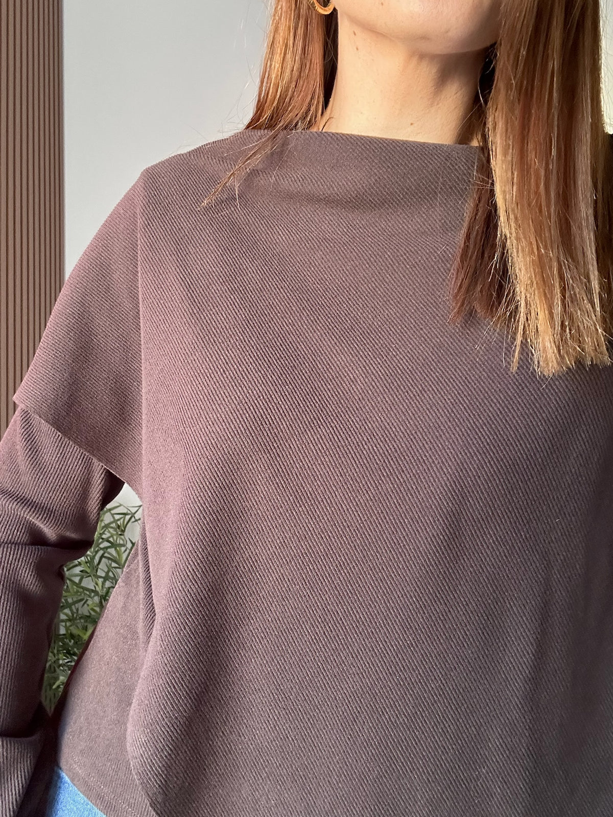 Jersey capa marrón