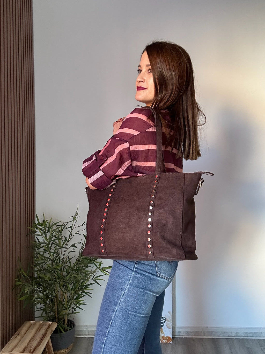 Bolso grande marrón