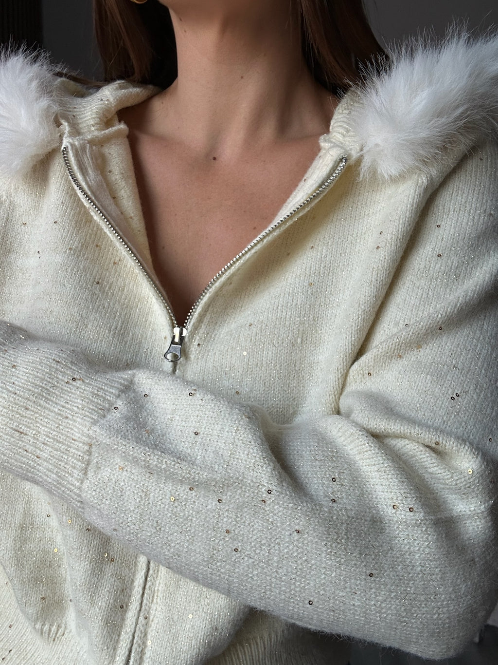 Chaqueta Jersy capucha