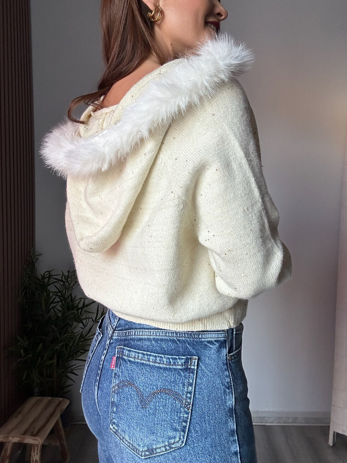 Chaqueta Jersy capucha