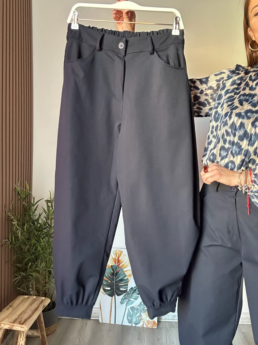 Pantalón ballon azul marino