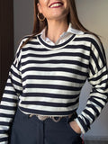Jersey cuello camisa
