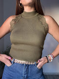 Jersey halter oliva