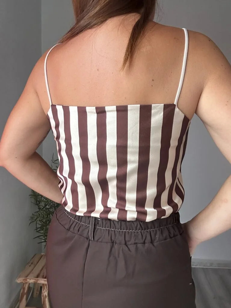 Blusa tirante rayas